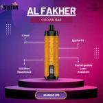 Al Fakher Crown Bar 12K Sound Mango Ice