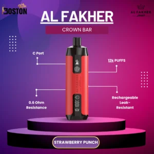 Al Fakher Crown Bar 12K Sound Strawberry Punch