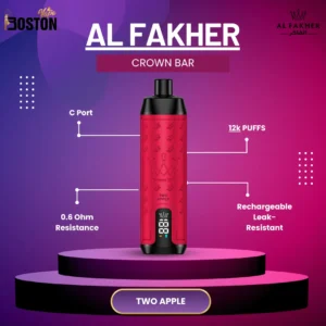Al Fakher Crown Bar 12K Sound Two Apple