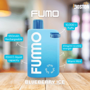Fummo Spin 10000 Puffs Blueberry Ice