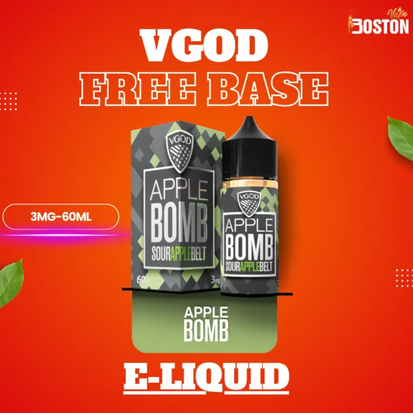 VGOD Apple Bomb Freebase 3 mg 60 mL