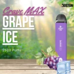 Crave MAX Grape Ice 2500 Puffs Disposable Vape