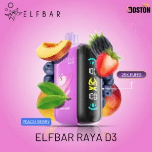 Elfbar Raya D3 25000 Puffs Peach Berry