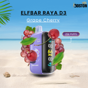 Elfbar Raya D3 25000 Puffs Grape Cherry