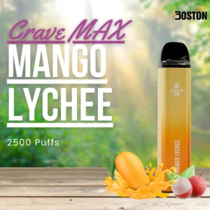 Crave MAX Mango Lychee 2500 Puffs Disposable Vape
