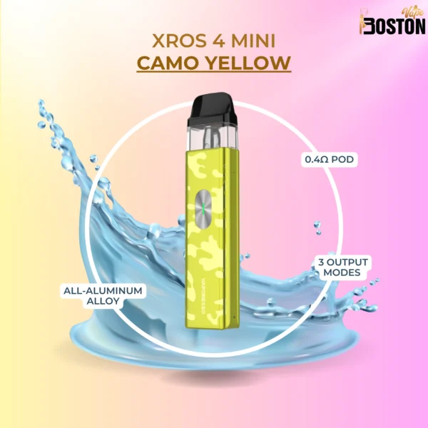 Vaporesso XROS 4 Mini Camo Yellow Pod Kit