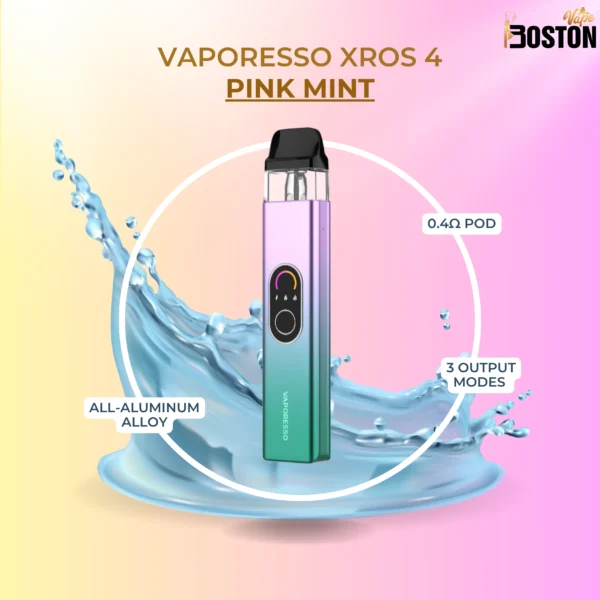 Vaporesso XROS 4 Pink Mint Pod System