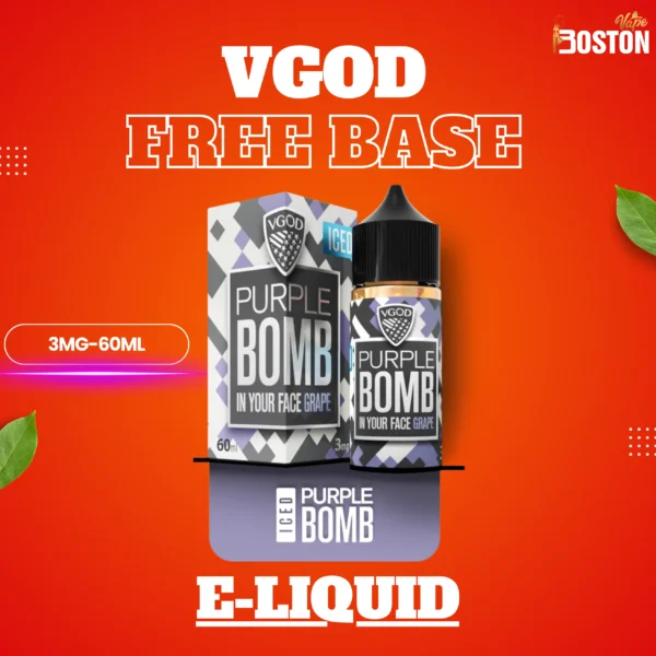 VGOD Iced Purple Bomb Freebase 3mg 60ML