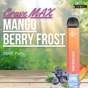 Crave MAX Mango Berry Frost 2500 Puffs Disposable Vape