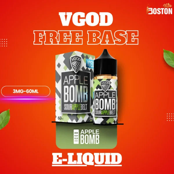 VGOD Iced Apple Bomb Freebase 3 mg 60 mL