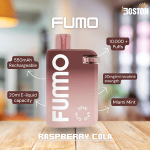 Fummo Spin 10000 Puffs Raspberry Cola
