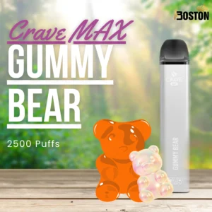 Crave MAX Gummy Bear 2500 Puffs Disposable Vape
