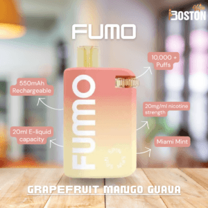 Fummo Spin 10000 Puffs Grapefruit Mango Guava