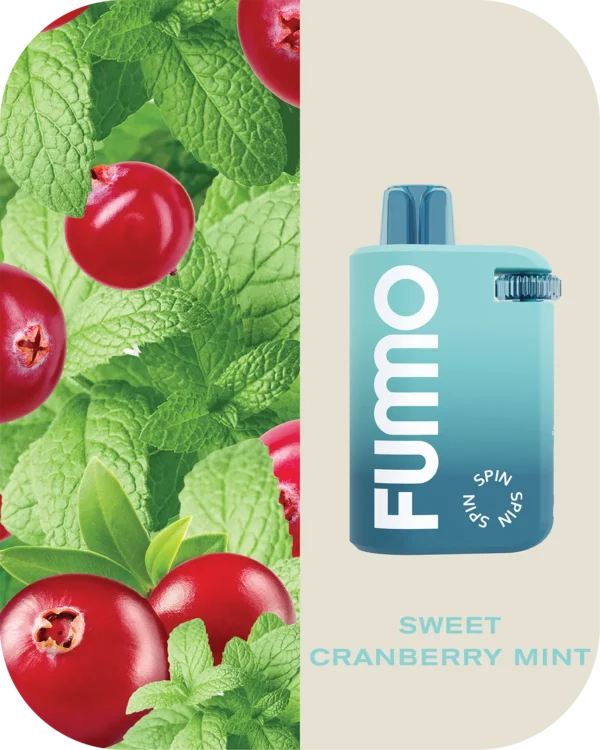 Fummo Spin - 10,000 Puffs - Sweet Cranberry Mint