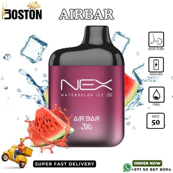 AIR BAR NEX 6500PUFF ROSE WATERMELON
