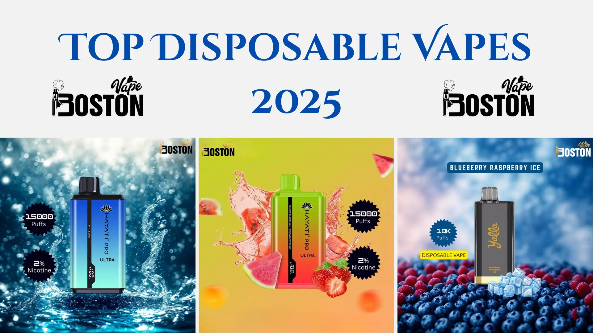 Top Disposable Vapes 2025