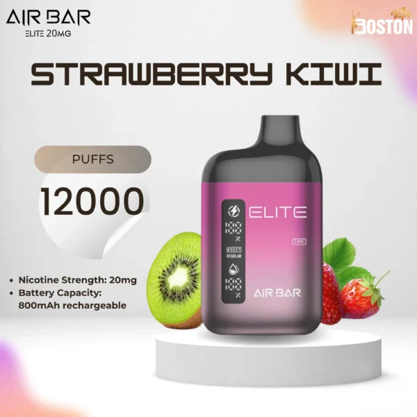 Air Bar Elite Strawberry Kiwi 12000 Puffs