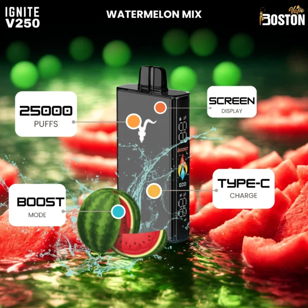 Ignite Watermelon Mix 25000 Puffs