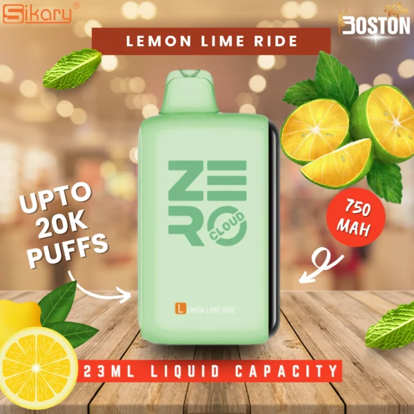 Sikary Zero Lemon Lime Ride 20k Puffs