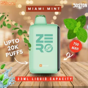 Sikary Zero Miami Mint 20k Puffs