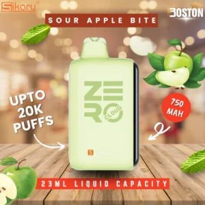 Sikary Zero Sour Apple Bite 20k Puffs