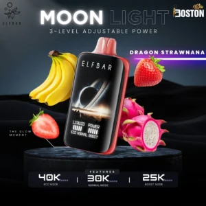 Elfbar Moon Light Dragon Strawnana Disposable Vape 40k Puffs