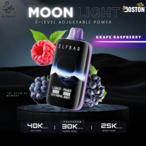 Elfbar Moon Light Grape Raspberry Disposable Vape 40k Puffs