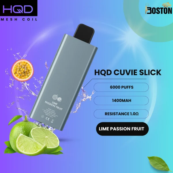 HQD Lime Passion Fruit 6000 Puffs