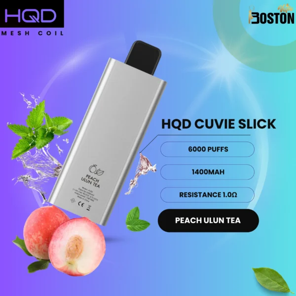 HQD Peach Ulun Tea 6000 Puffs