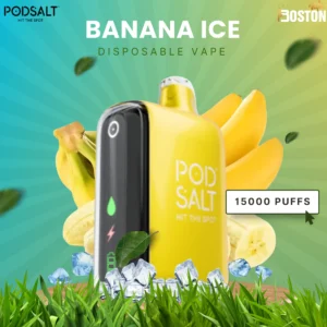 Podsalt Banana Ice Disposable Vape 15k Puffs