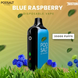 Podsalt Blue Raspberry Disposable Vape 35k Puffs