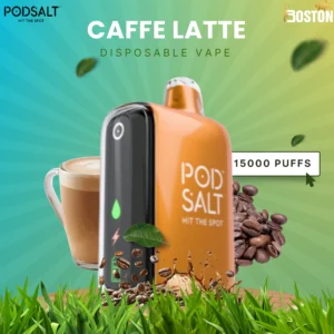 Podsalt Caffe Latte Disposable Vape 15k Puffs