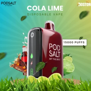 Podsalt Cola Lime Disposable Vape 15k Puffs