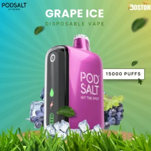 Podsalt Grape Ice Disposable Vape 15k Puffs