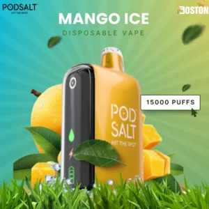 Podsalt Mango Ice Disposable Vape 15k Puffs