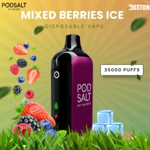 Podsalt Mixed Berries Ice Disposable Vape 35k Puffs