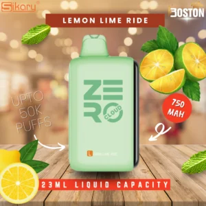 Sikary Zero Lemon Lime Ride 50k Puffs
