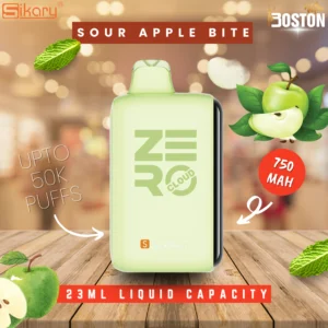 Sikary Zero Sour Apple Bite 50k Puffs