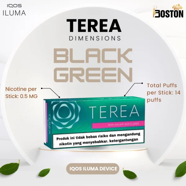 TEREA Dimensions Black Green