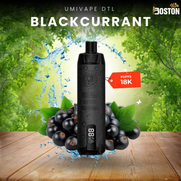 Umivape U Bar Black Currant 18k Puffs Disposable