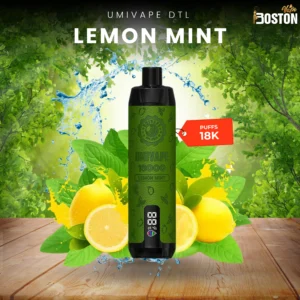 Umivape U Bar Lemon Mint 18k Puffs Disposable