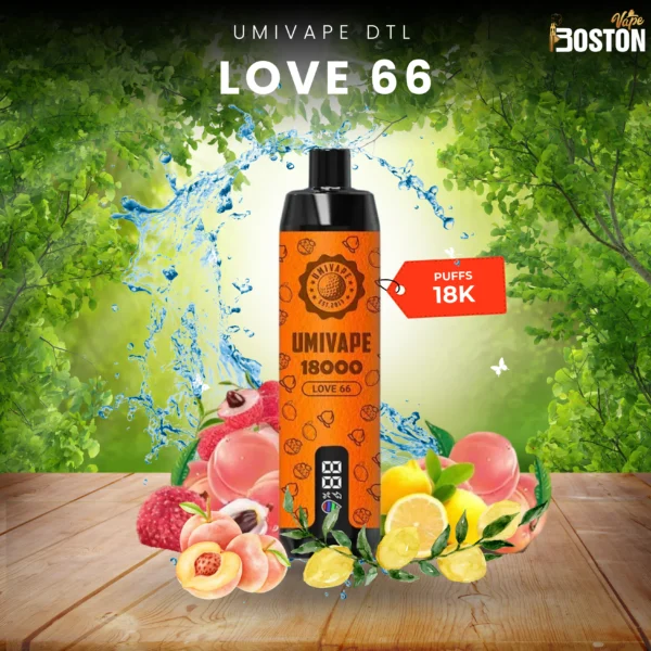 Umivape U Bar Love 66 18k Puffs Disposable