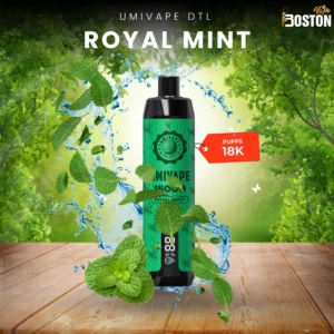 Umivape U Bar Royal Mint 18k Puffs Disposable