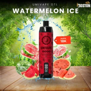 Umivape U Bar Watermelon Ice 18k Puffs Disposable