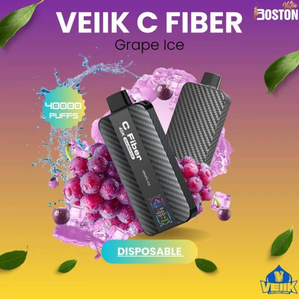 Veiik Vape Grape Ice 40k Puffs