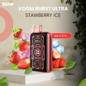 Voom Burst Ultra Strawberry Ice 30k Puffs Vape