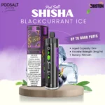 Pod Salt Onyx shisha 8k puffs - Blackcurrant Ice