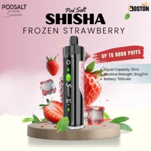 Pod Salt shisha 8k puffs - Frozen Strawberry