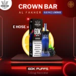 Al Fakher Crown Bar 60K Puffs Blue Razz Lemonade