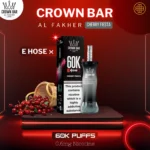Al Fakher Crown Bar 60K Puffs Cherry Fiesta